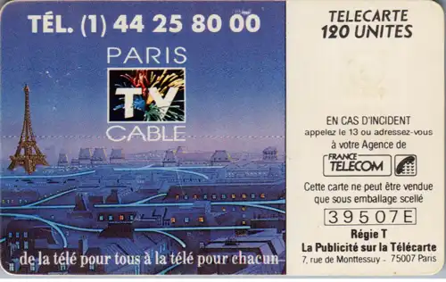 16077 - Frankreich - Paris Cable TV