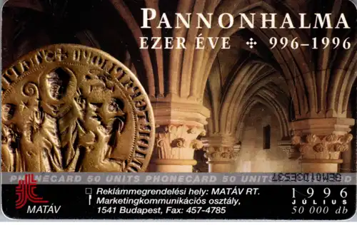 16085 - Ungarn - Pannonhalma , Ezer Eve