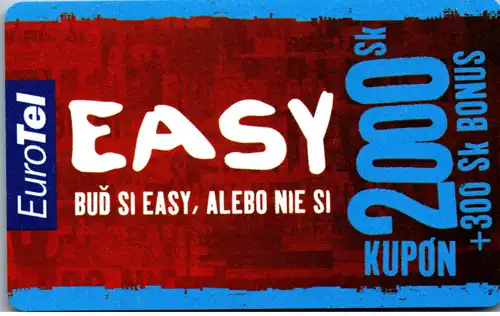 16105 - Slowakei - Easy , Bud si Easy , Alebo nie si