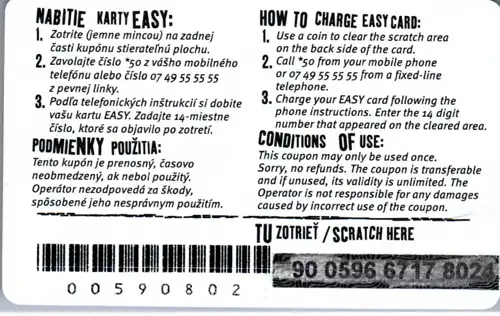 16105 - Slowakei - Easy , Bud si Easy , Alebo nie si
