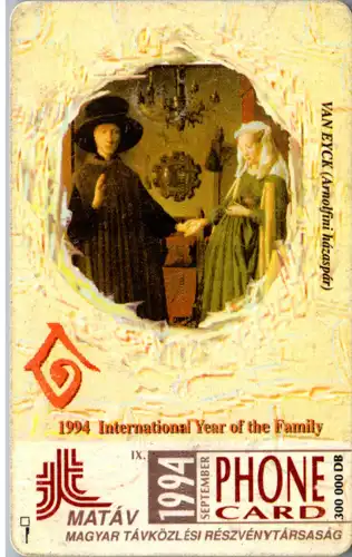 16107 - Ungarn - A Csalad Nemzetközi Eve , 1994