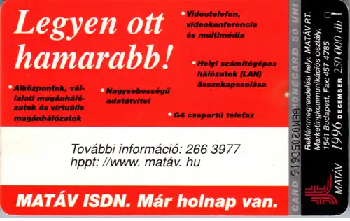 16108 - Ungarn - ISDN