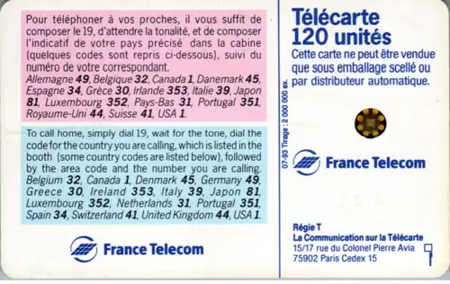 16115 - Frankreich - Call Home , Mädchen , Hund