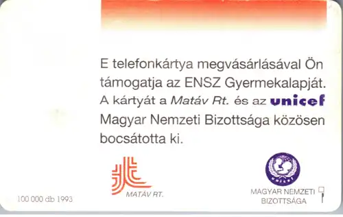 16123 - Ungarn - Unicef