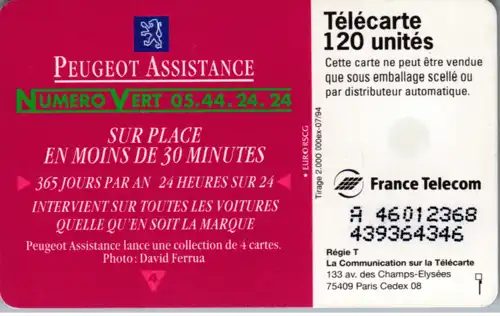 16127 - Frankreich - Peugeot Assistance
