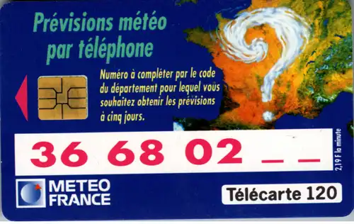 16140 - Frankreich - Previsions meteo par telephone