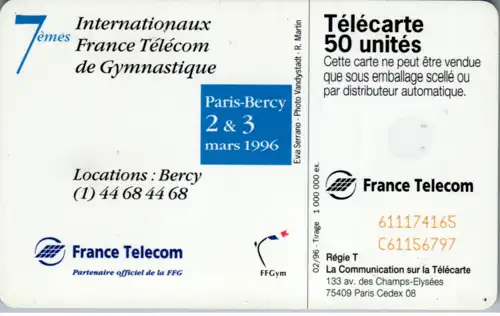 16165 - Frankreich - Internationaux France Telecom de Gymnastique