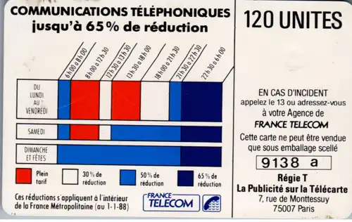 15330 - Frankreich - Pour Telephoner choisissez votre heure