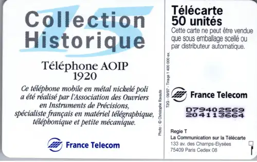 15331 - Frankreich - Telephone AOIP 1920