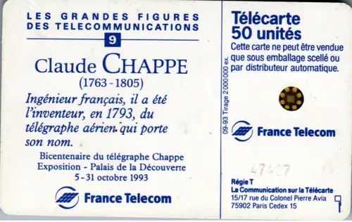 15333 - Frankreich - Claude Chappe