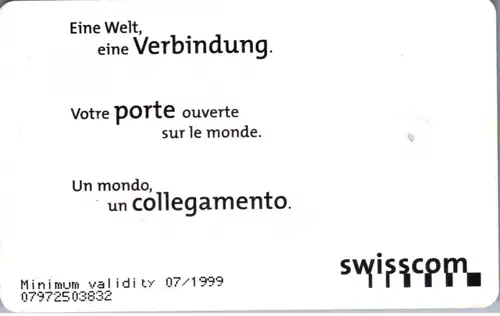 15390 - Schweiz - Swisscom Taxcard