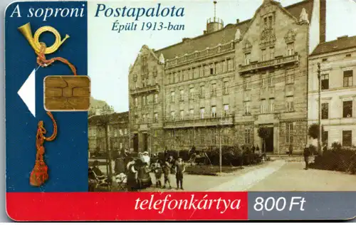 15486 - Ungarn - A soproni Postapalota , 150 eves