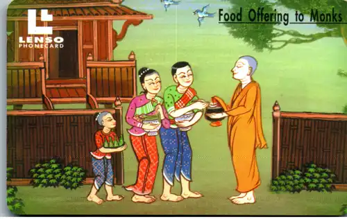 16303 - Thailand - Food Offering to Monks