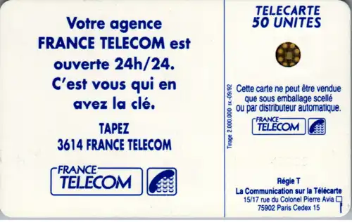 16333 - Frankreich - 3614 France Telecom