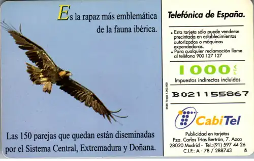 16338 - Spanien - Fauna Iberica , Aguila imperial