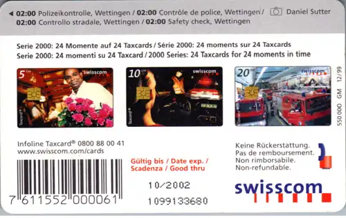 16345 - Schweiz - Polizeikontrolle Wettingen