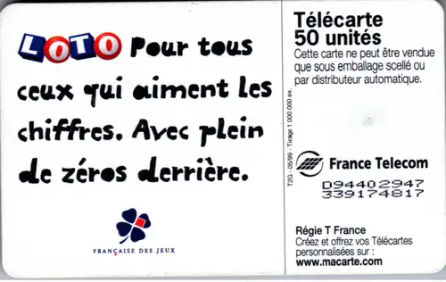 16376 - Frankreich - Club 44 , Loto