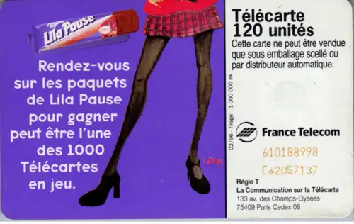 16588 - Frankreich - Milka , Lila Pause