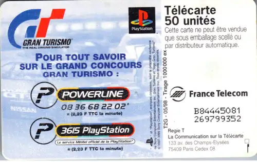 16603 - Frankreich - Playstation , Gran Turismo