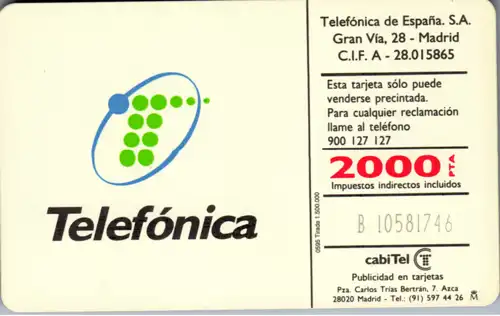 16617 - Spanien - Tarjeta Telefonica