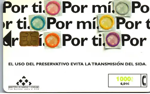 16618 - Spanien - Por mi , Por ti , Condome