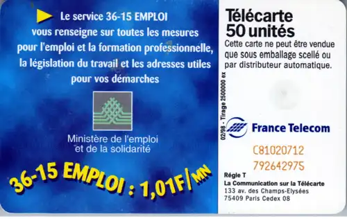 16620 - Frankreich - Le 36-15 emploi