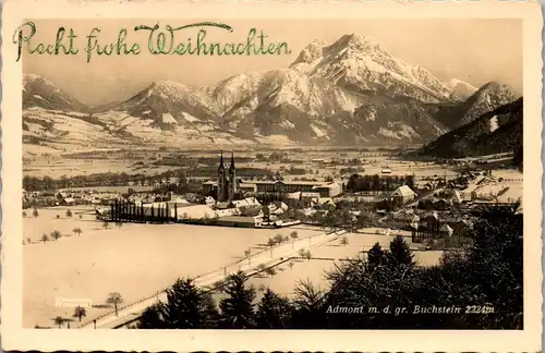 21350 - Steiermark - Admont mit dem großen Buchstein - gelaufen 1933