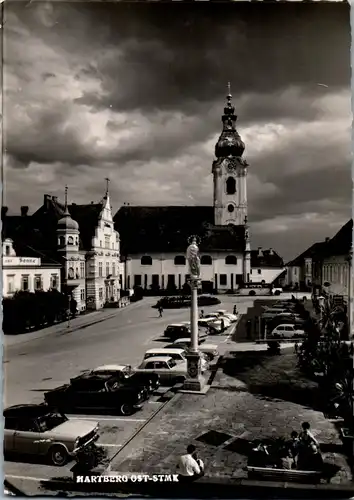 21355 - Steiermark - Hartberg , Auto - gelaufen 1963