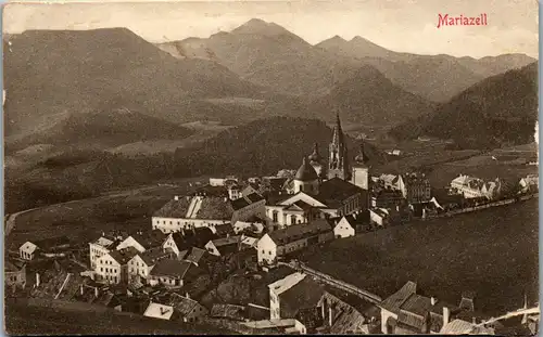 21359 - Steiermark - Mariazell , Panorama - gelaufen