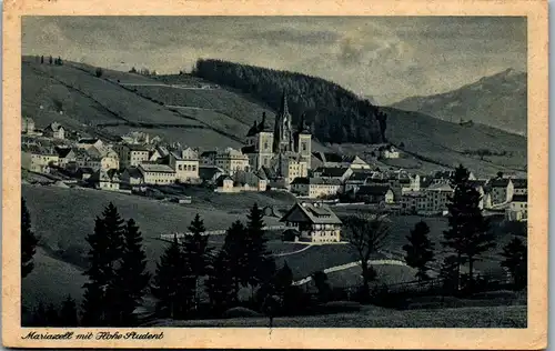 21361 - Steiermark - Mariazell mit Hohe Student - gelaufen 1944