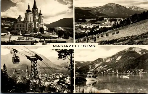 21370 - Steiermark - Mariazell , Mehrbildkarte - gelaufen 1958