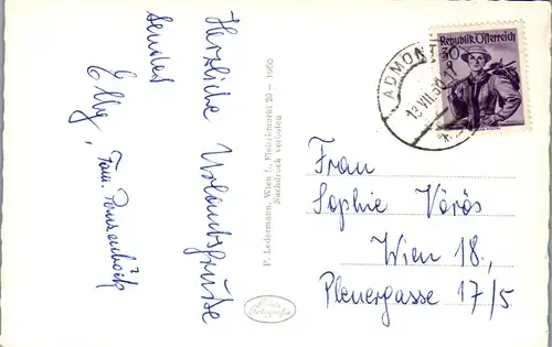 21384 - Steiermark - Admont , Hexenturm , Natterriegel  - gelaufen 1960