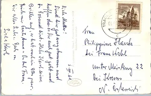 21391 - Steiermark - Tragöss Oberort mit Griesmauer u. Pribitz - gelaufen 1961