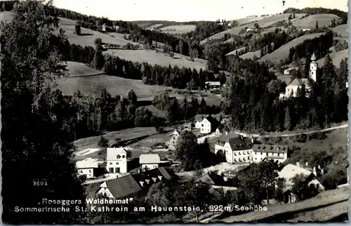 21396 - Steiermark - St. Kathrein am Hauenstein , Roseggers Waldheimat - gelaufen 1965