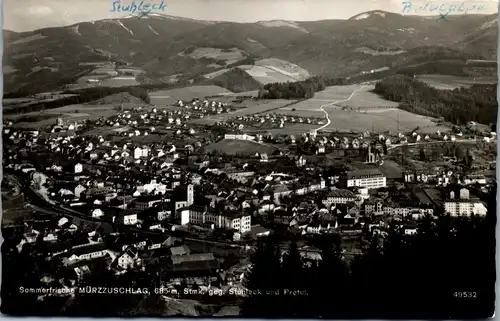 21399 - Steiermark - Mürzzuschlag gegen Stuhleck und Pretul - gelaufen 1959