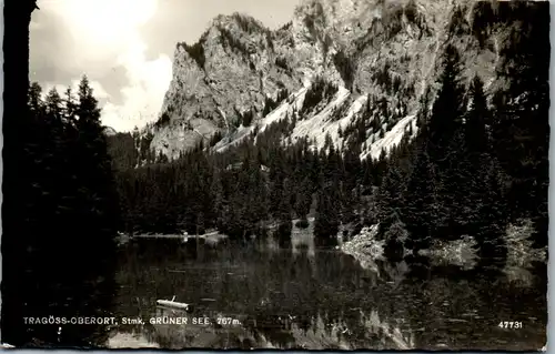21408 - Steiermark - Tragöss Oberort mit Grüner See - gelaufen 1959