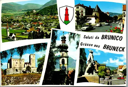 21455 - Italien - Bruneck , Brunico , Mehrbildkarte , Val Pusteria , Pustertal - gelaufen