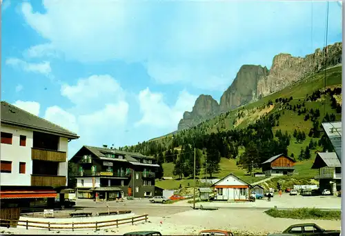 21456 - Italien - Passo di Costalunga verso il Catinaccio , Karerpass gegen den Rosengarten - nicht gelaufen