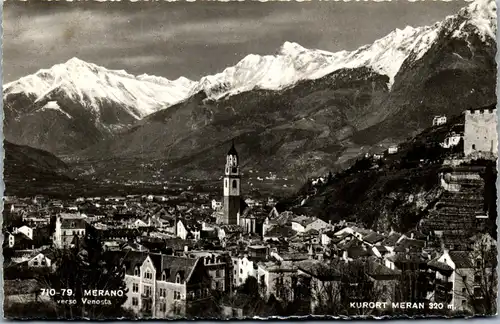 21460 - Italien - Merano verso Venosta , Meran , Panorama - nicht gelaufen 1941