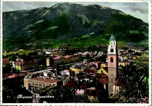 21469 - Italien - Meran , Merano , Panorama - gelaufen 1954