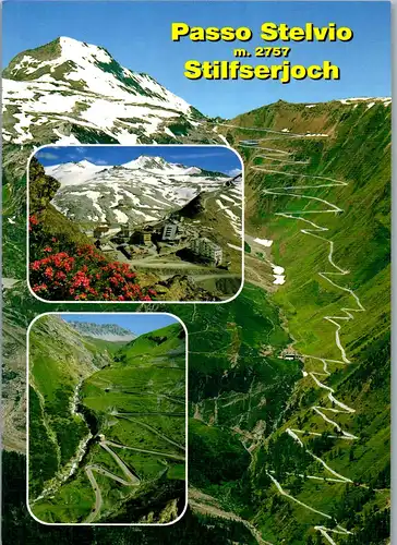 21473 - Italien - Passo di Stelvio , Stilfserjoch , Stilfserjochstraße - nicht gelaufen