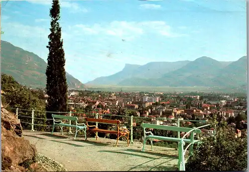 21508 - Italien - Meran , Passeggiata Tappeiner , Tappainerweg - gelaufen 1968