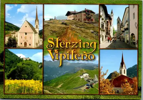 21509 - Italien - Sterzing , Vipiteno , Mareta , Passo Vizze , Castelpietra , Burg Sprechenstein , Mehrbildkarte - nicht gelaufen