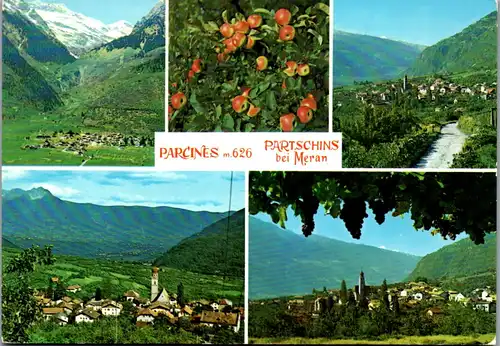 21515 - Italien - Parcines pr. Merano , Partschins , Mehrbildkarte - gelaufen 1984