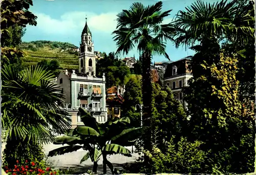 21519 - Italien - Meran , Passeggiata di Cura , Kurpromenade - gelaufen 1959