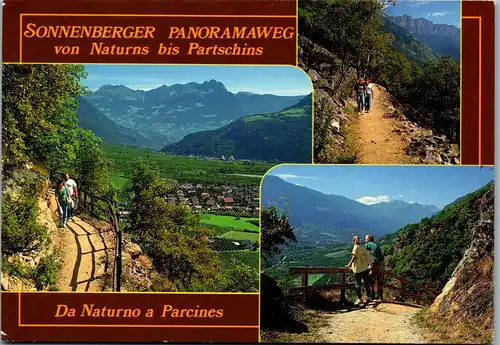 21535 - Italien - Sonnenberger Panoramaweg von Naturns bis Partschins , Da Naturno a Parcines - gelaufen