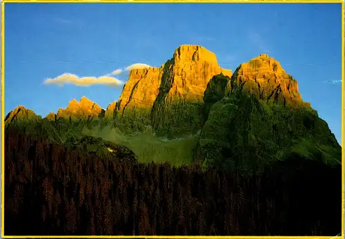21541 - Italien - Monte Pelmo visto dalla Val Fiorentina - gelaufen