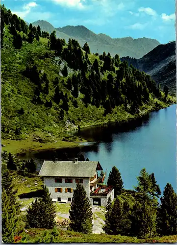 21555 - Tirol - St. Jakob in Defereggen , Oberseehütte am Stallersattel gegen Panargen und Lasörlinggruppe - gelaufen