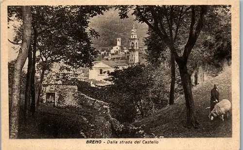 21591 - Italien - Breno , Dalla Strada del Castello - nicht gelaufen