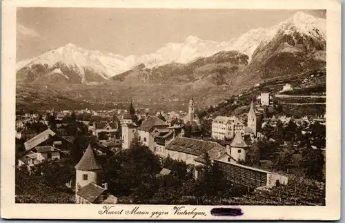 21593 - Italien - Meran gegen Vintschgau - gelaufen 1923